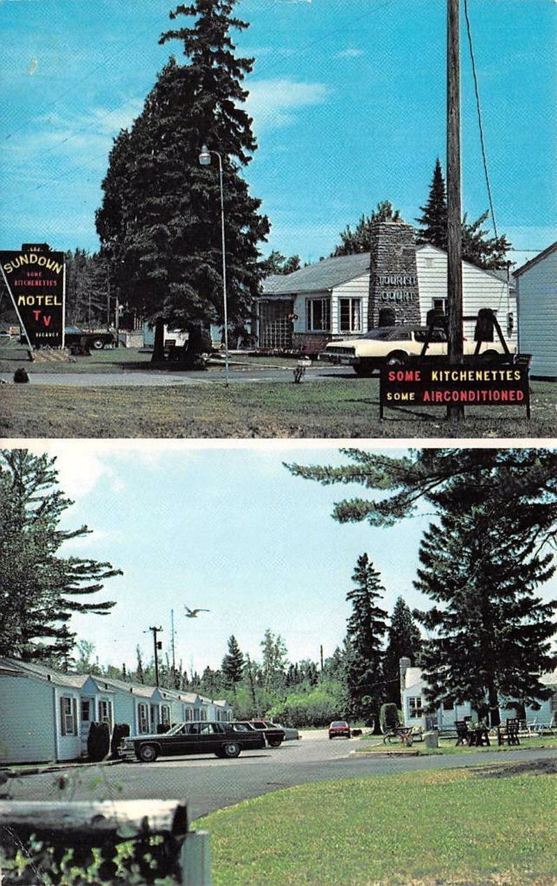 Sundown Motel - Vintage Postcard